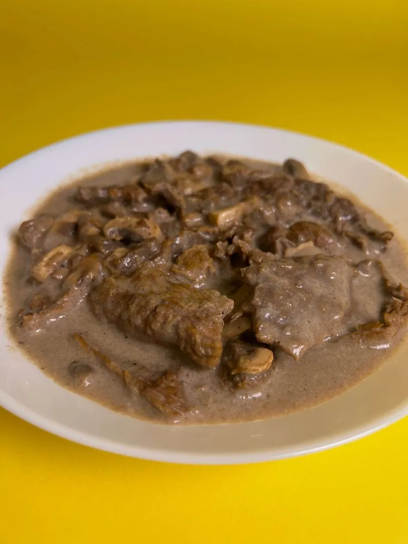 Mushroom Beef Piccata