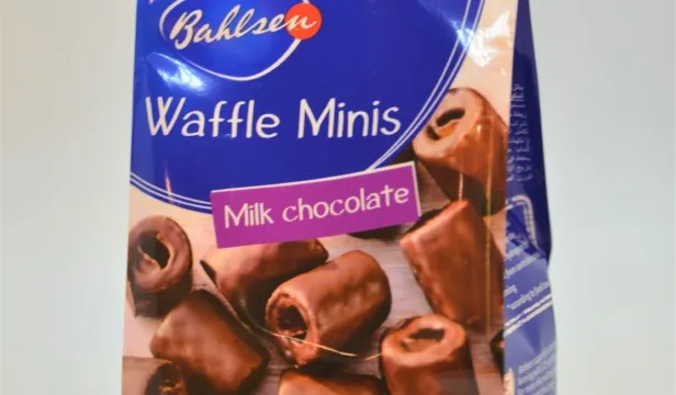 وافل مينى حليب بالشيكولاتة 100 جم