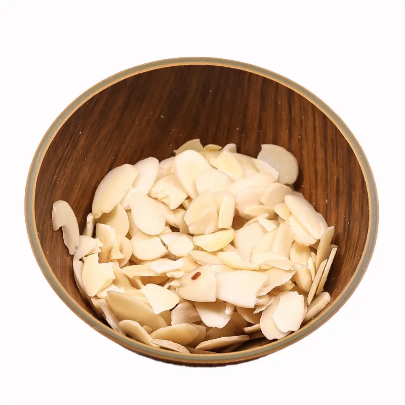 Slice grated almonds