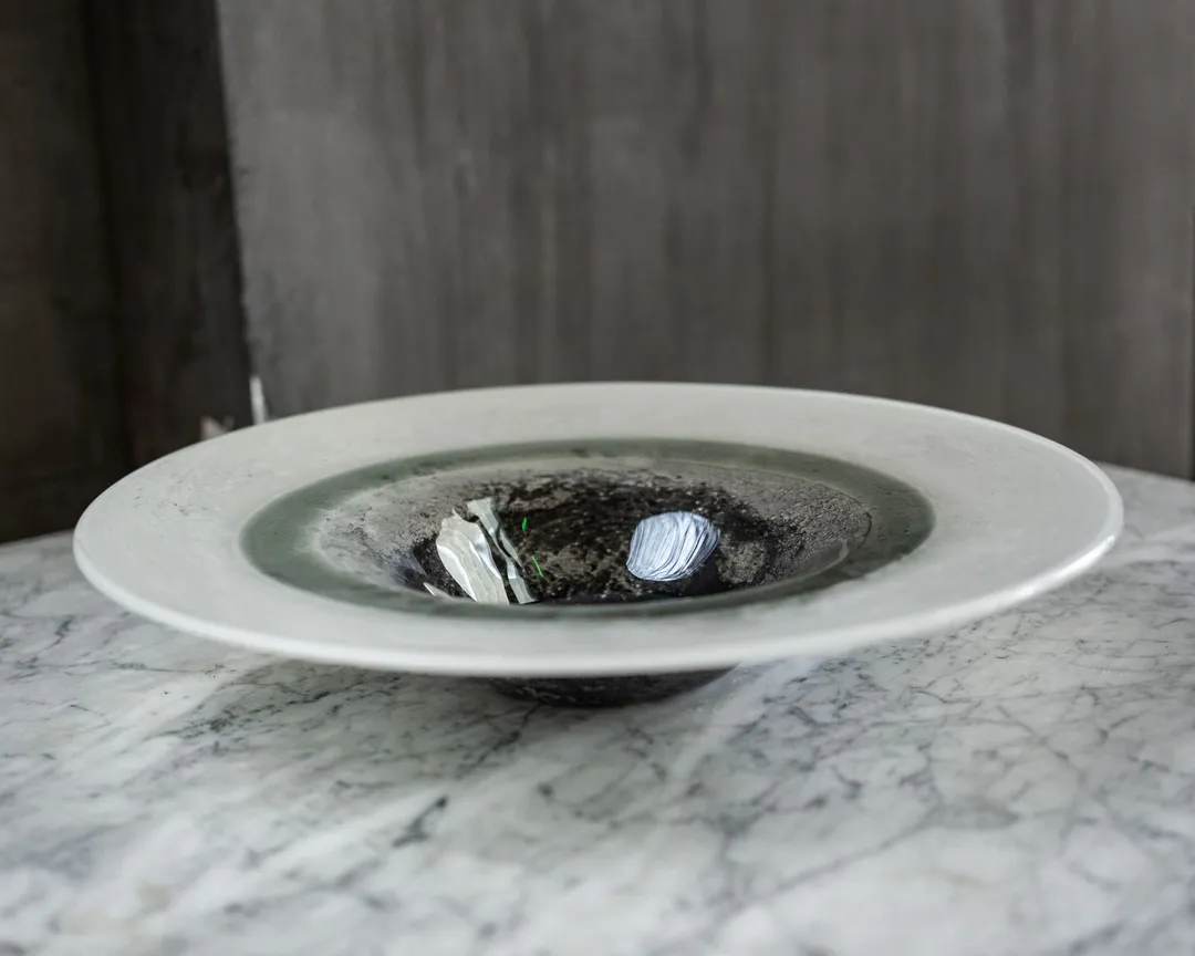 Empty Handmade Plain Round Bowl