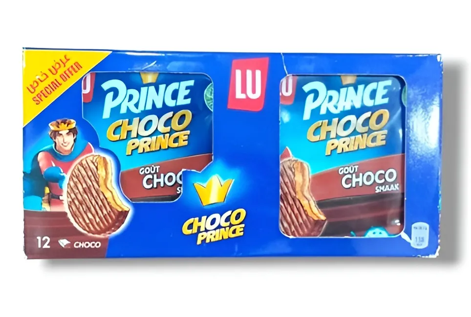 شوكولاتة لو برنس شوكو برينس شريط 6x2حبة