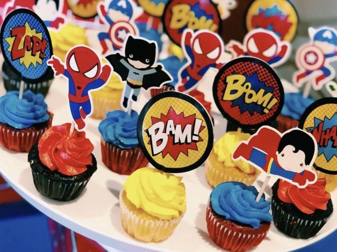 Superhero Cupcakes