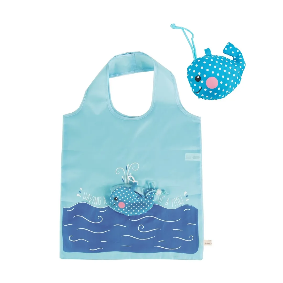 Foldable Shopping Bag - Whale