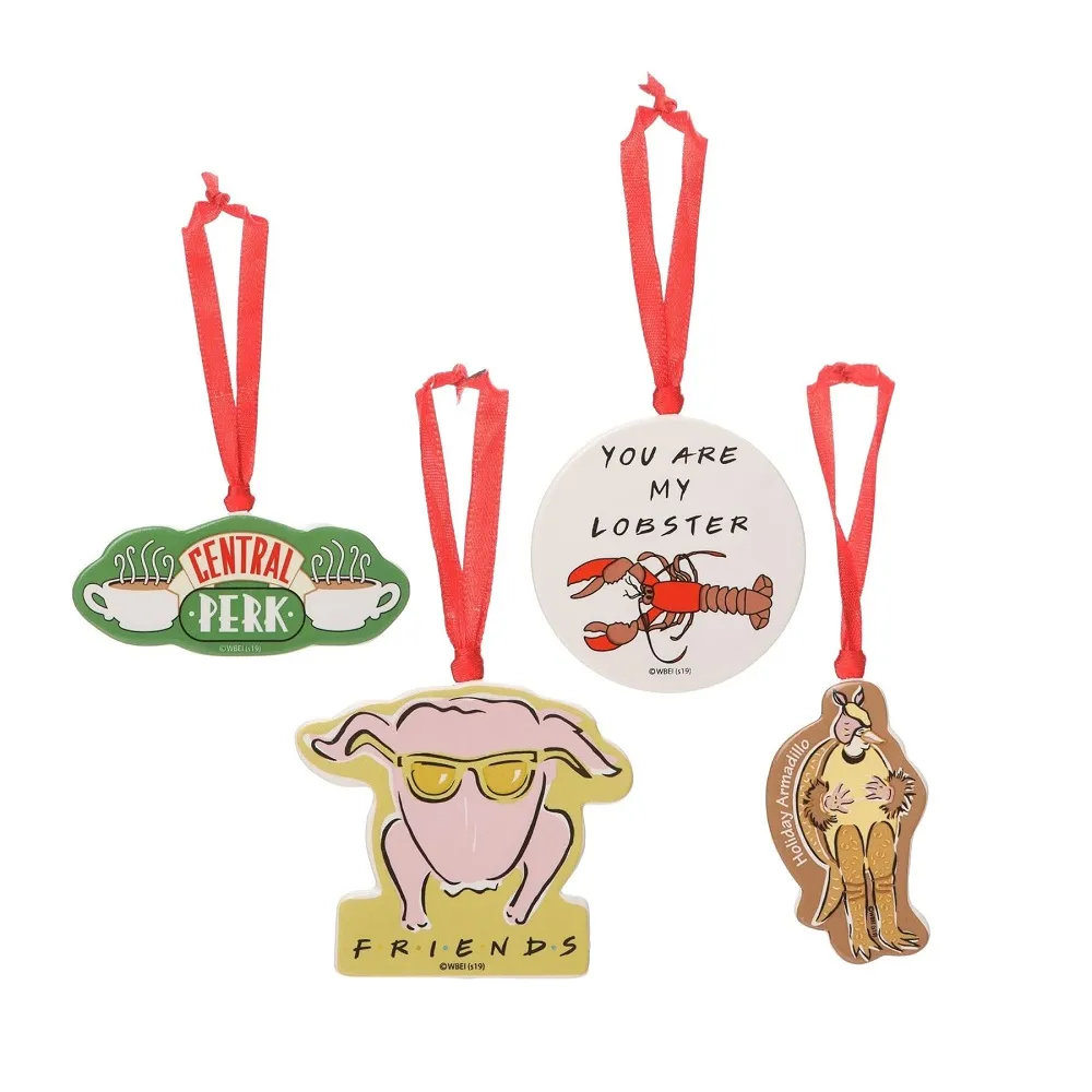 Friends Set Of 4 Decorations Ornaments