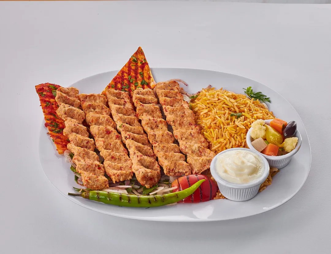 صحن كباب دجاج