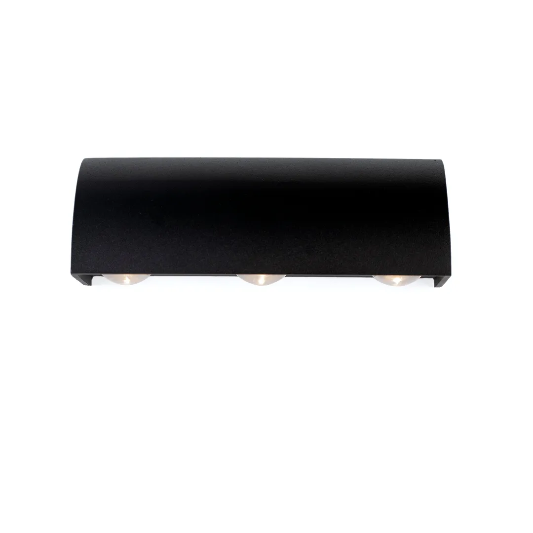 CLEVER LED Wall Lamp BLACK OUT 160x60x60mm