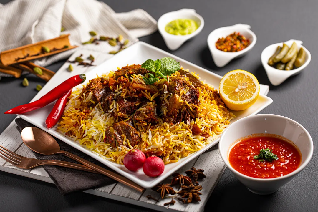 برياني لحم