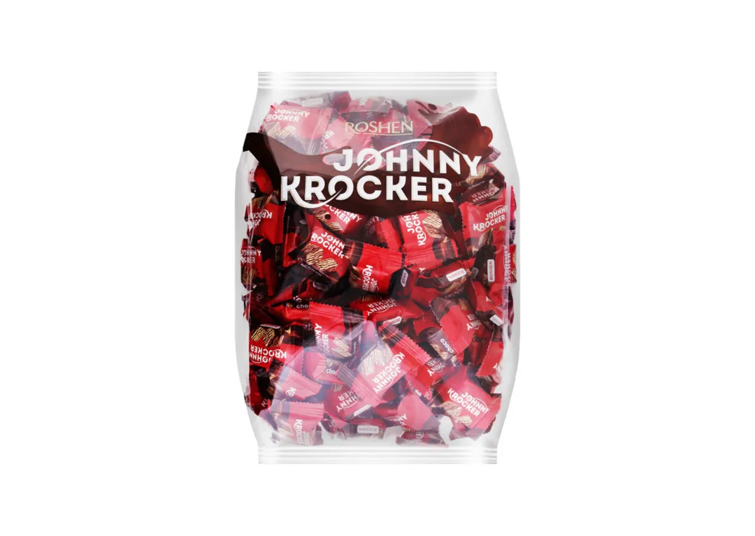 Roshen Johnny Krocker Wafer with Chocolate Cream filling (36 Pieces)