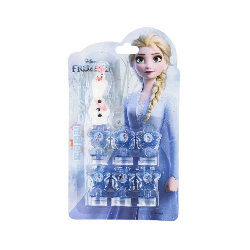 Frozen 6 PCS Stamps & 1 Pen Topper Set