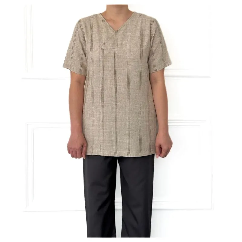 Striped Linen Set