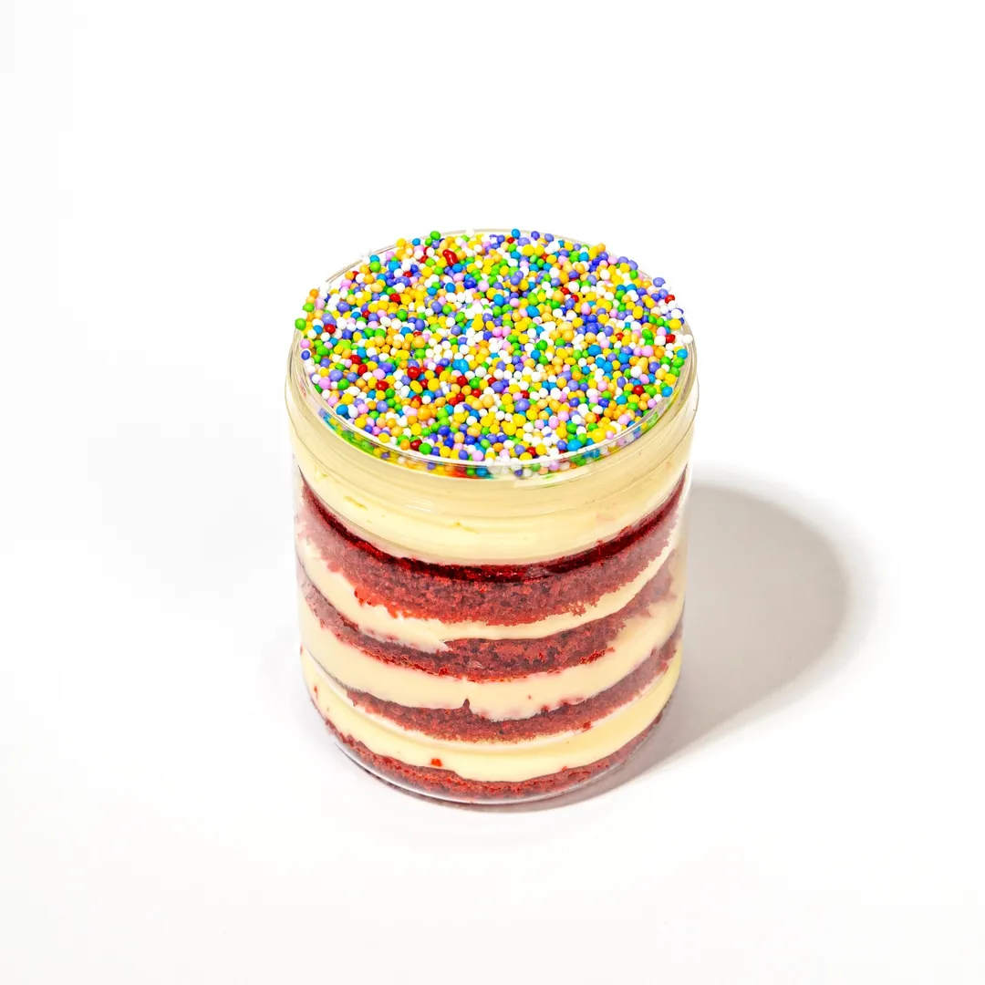 Red Velvet Dot Cake