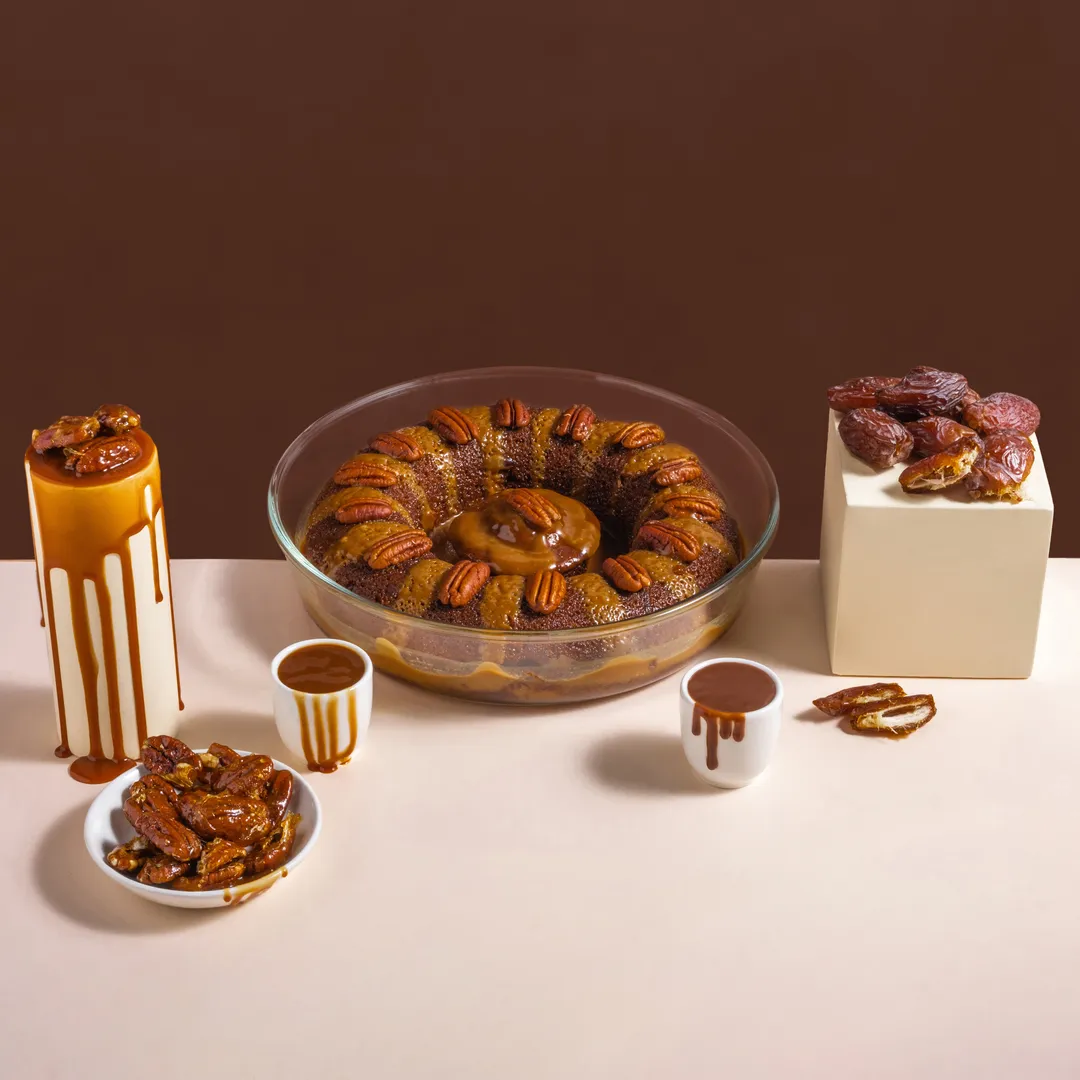 Pecan Date Pudding.