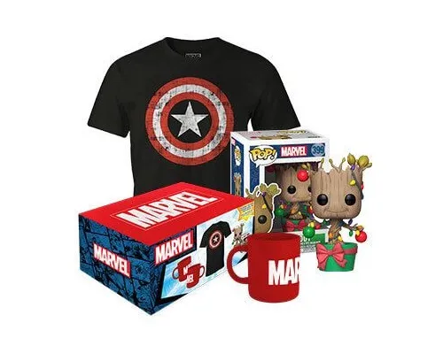 Funko Marvel Gift Set (Mug, Figure & Tshirt)