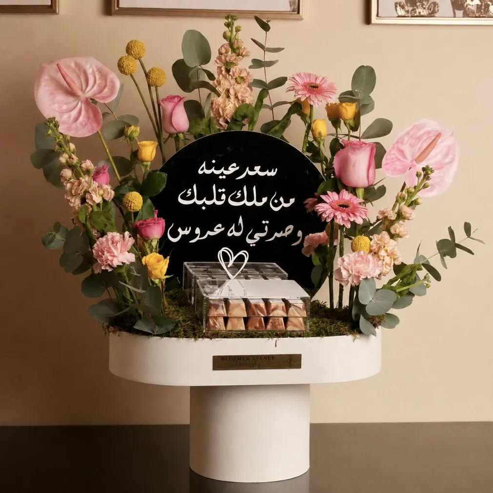 Floral Bride Stand