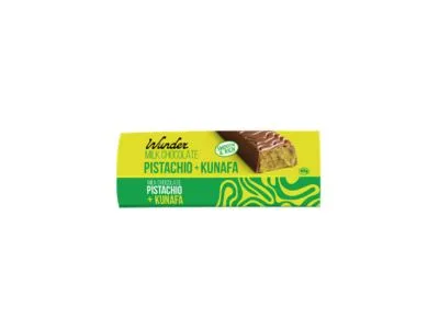 Milk belgian chocolate with konafa pistachio