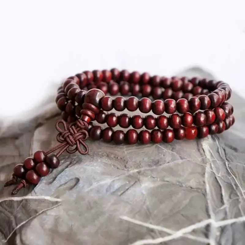 Rosary Burgundy Bracelet