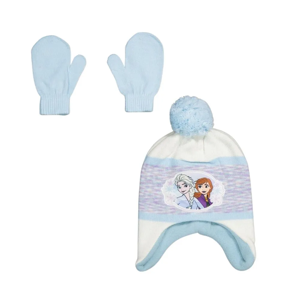 Disney Frozen​ - Kid's Beanie & Gloves Set (Ages 3-8)