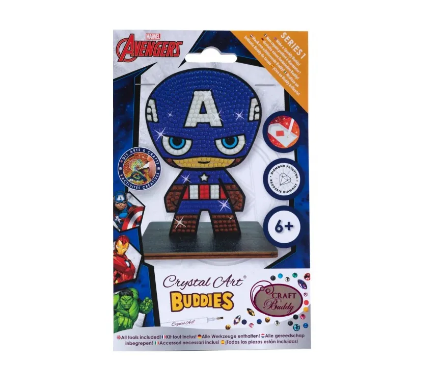 Crystal Art Buddy Captain America