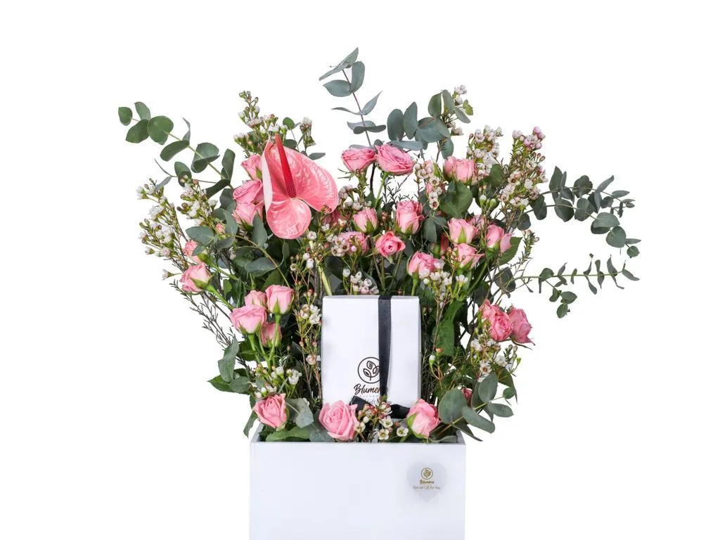 Pink beautiful choco Box