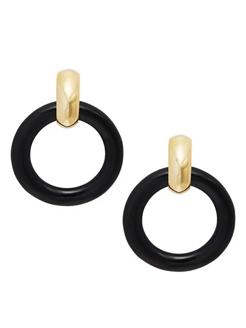 Kenneth Jay Lane - Hoop Clip Earrings
