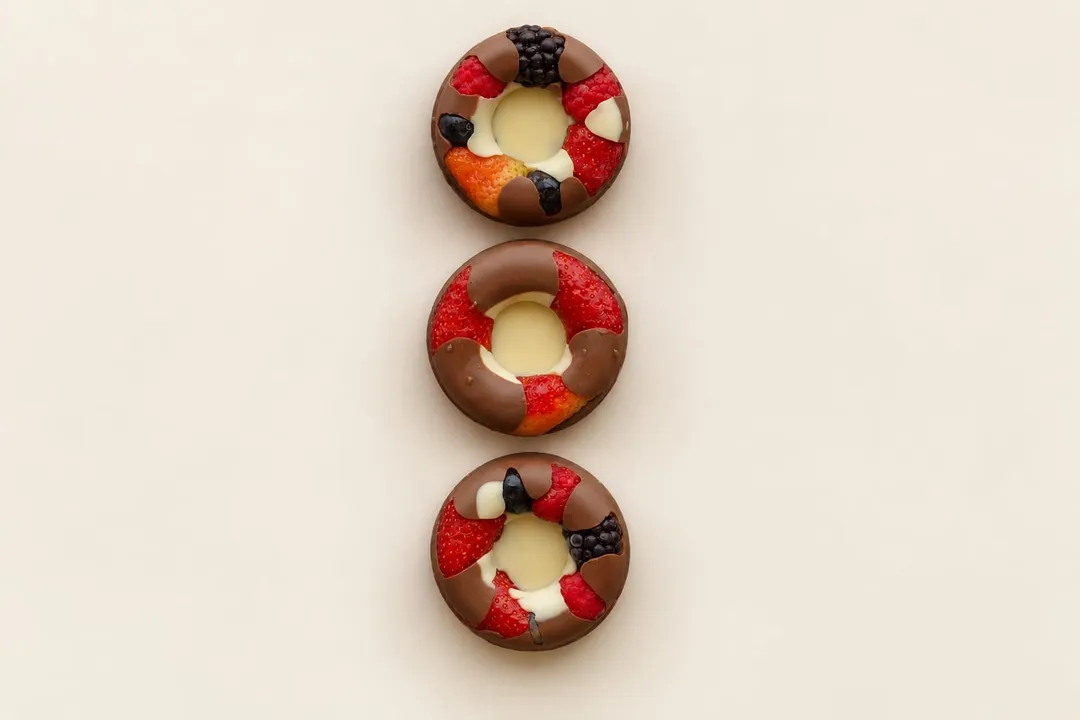 Strawberry Donut 3 Piece