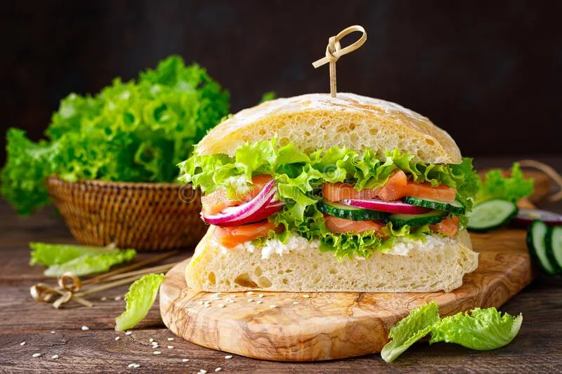 Ciabatta Feta Sandwich