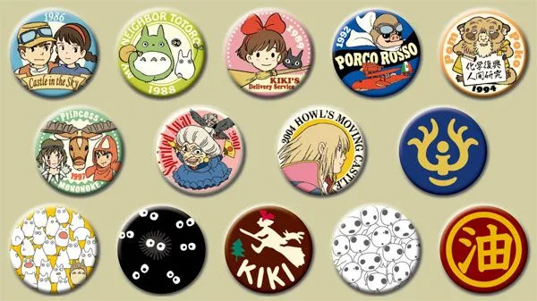 Ghibli Small Pins
