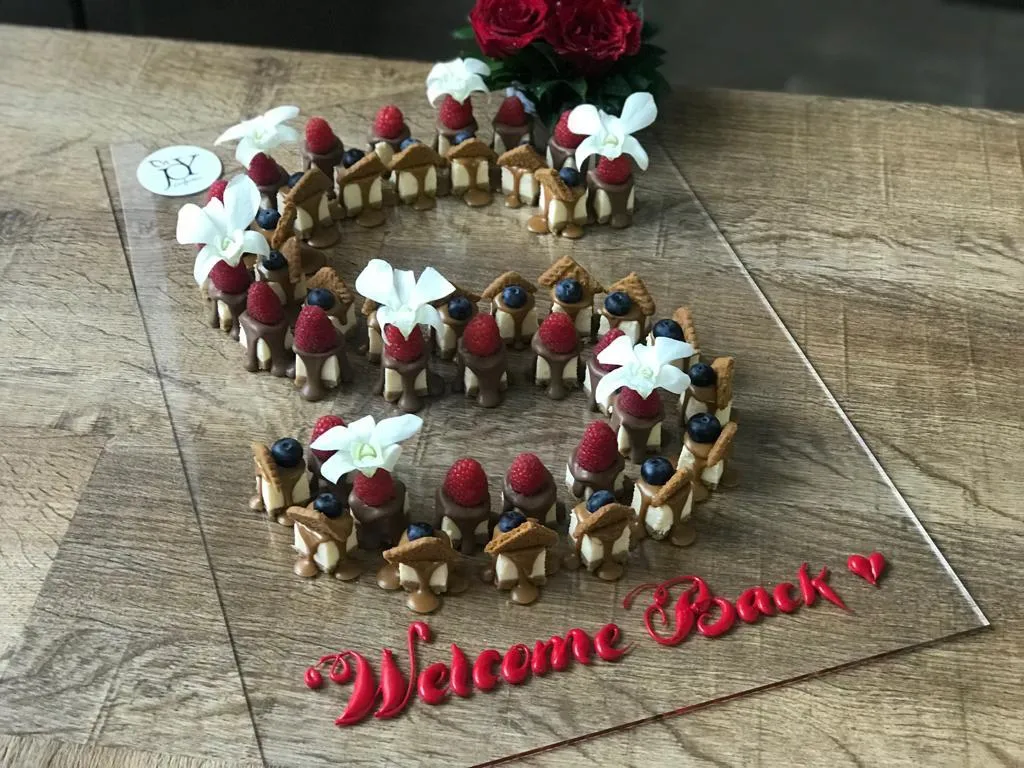 Letter Cheesecake