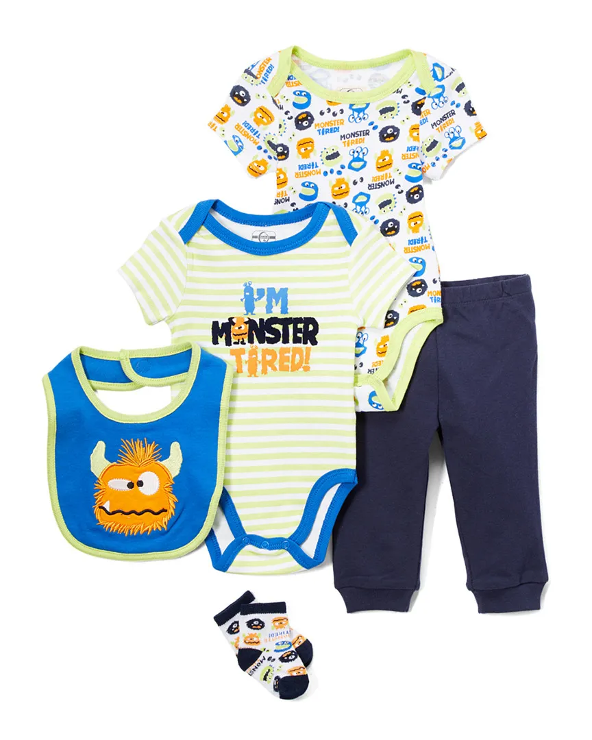 Blue & Yellow 5 PCS Set