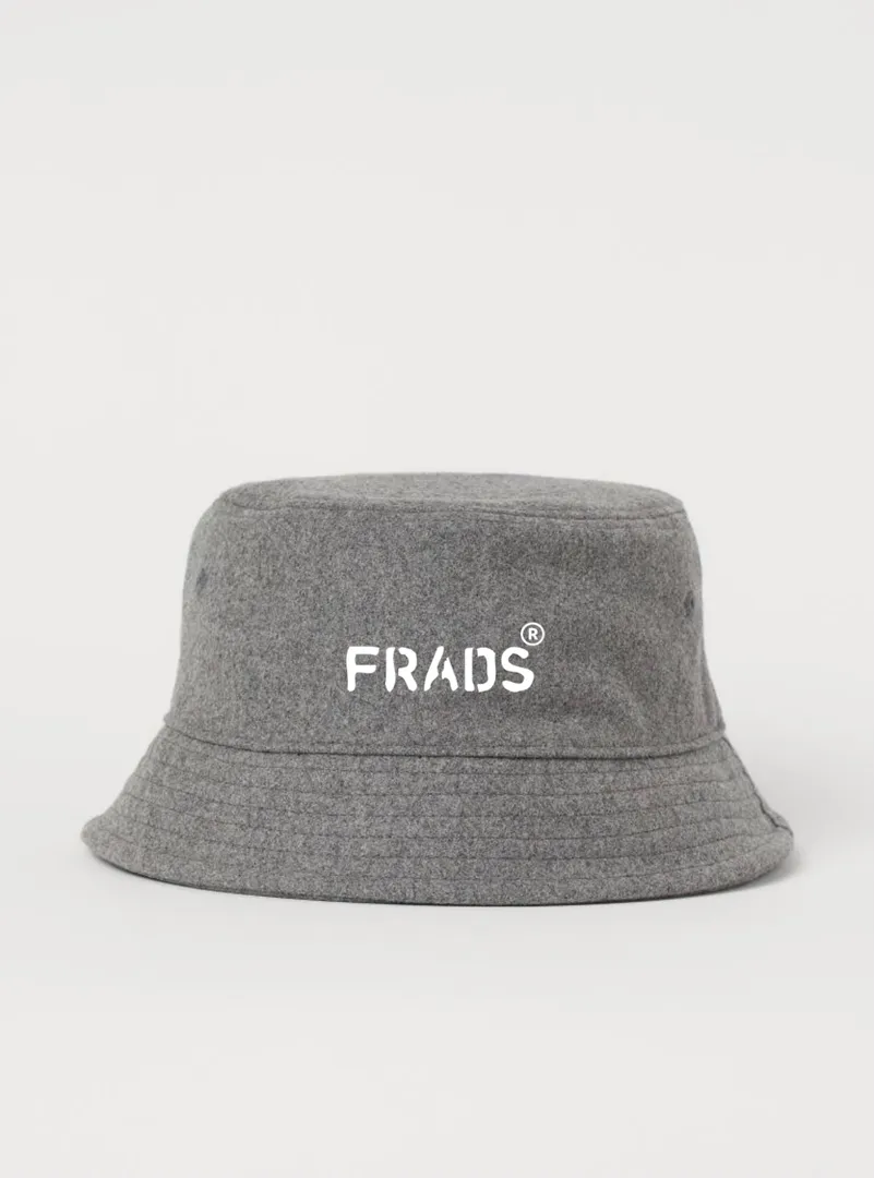 W, bucket hat
