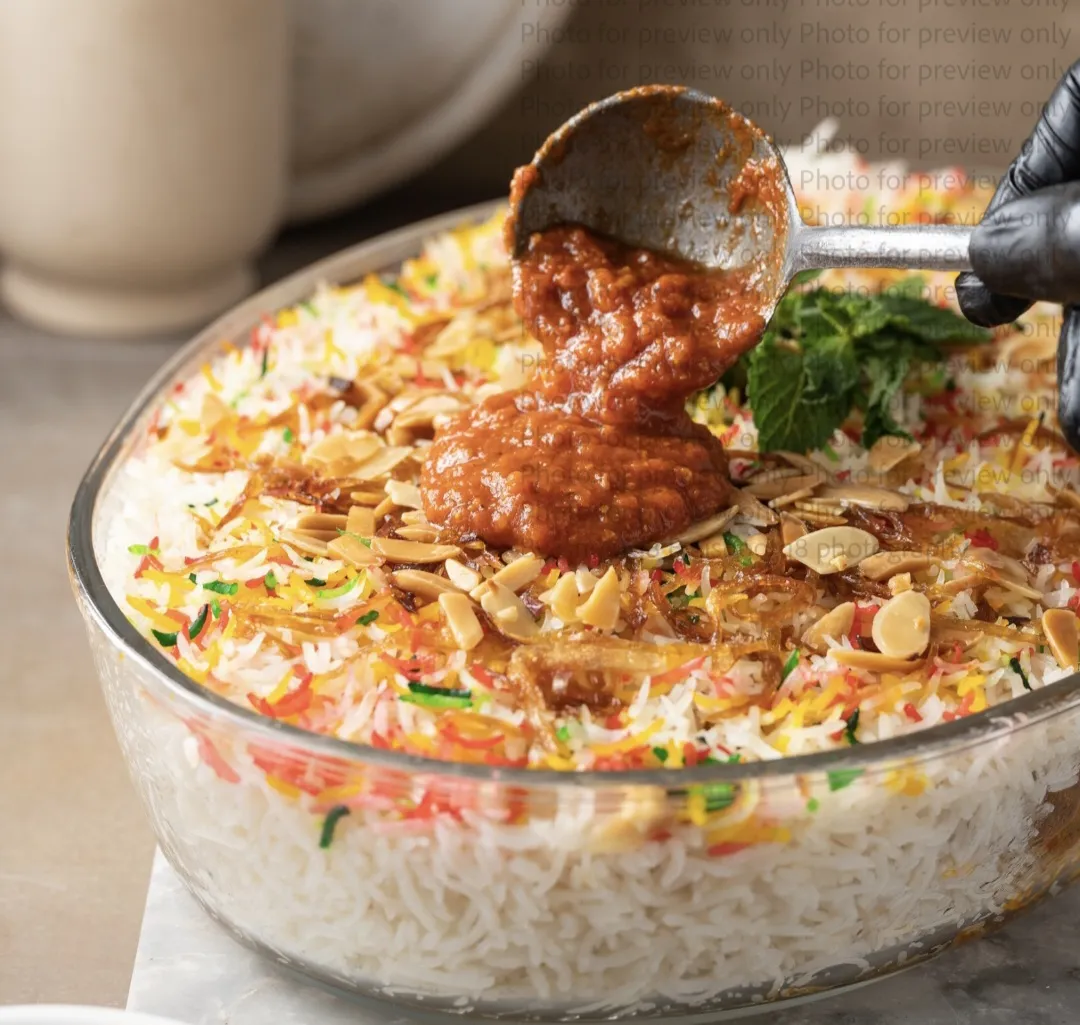Chicken biryani for 1