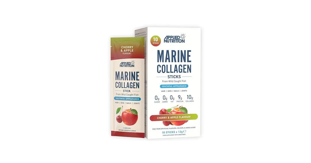 Applied Nutrition Marine collagen,10 sticks cherry&apple