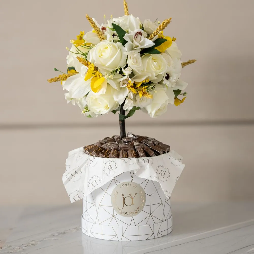 White artificial Flower tree