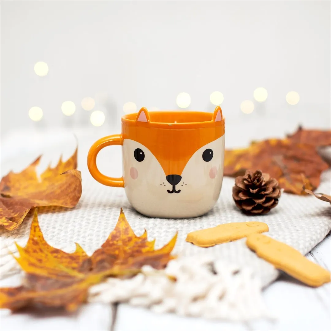 Large Fox Kawaii Mug