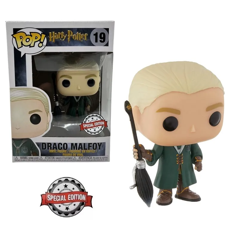 Funko Pop! Harry Potter - Draco Malfoy with Quidditch Broom (Special Edition)