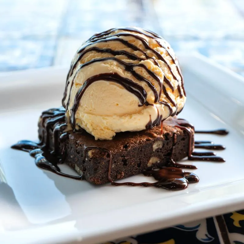 Chocolate Brownie Sundae