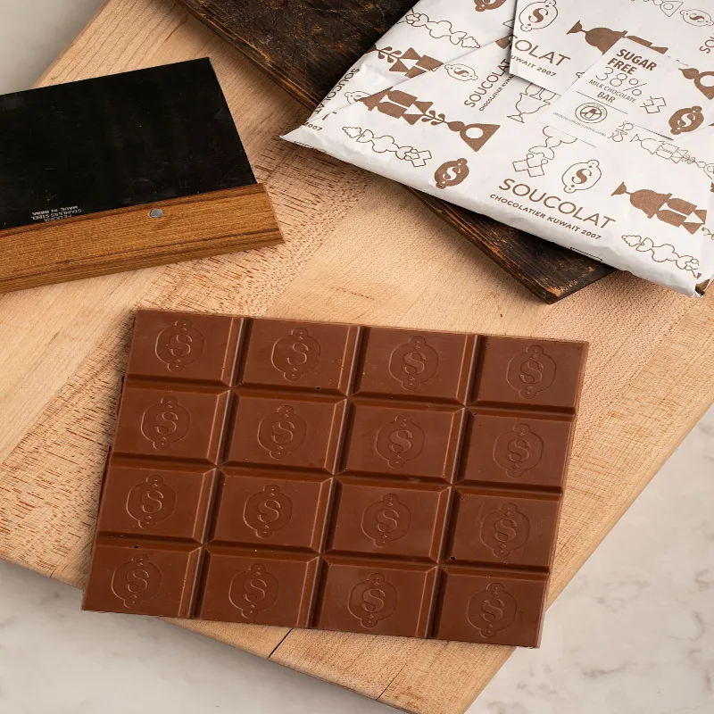Sugar Free 38% Milk Chocolate Bar - 250g