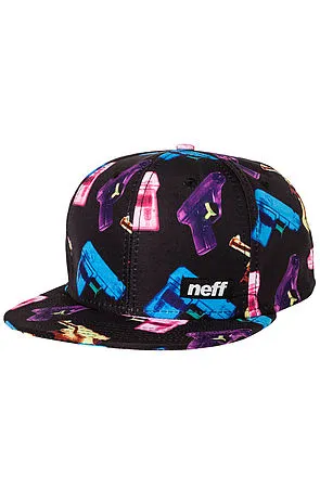 Neff - P-Shooter Snapback Hat - Black