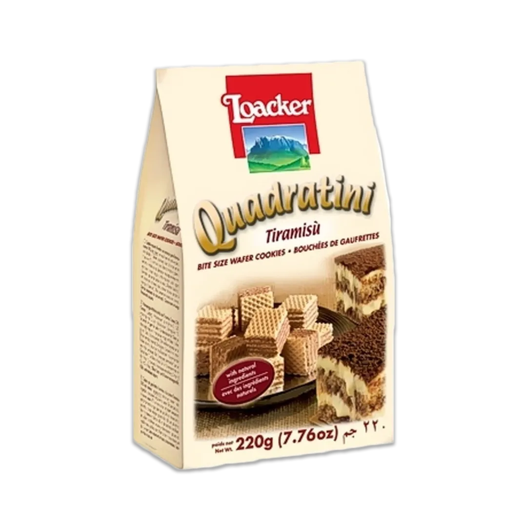 Loacker Wafer TIramisu Bag 125g