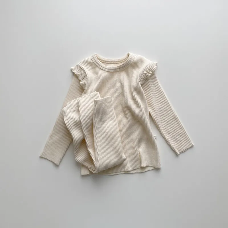 Shoulder Frill Set- Ivory