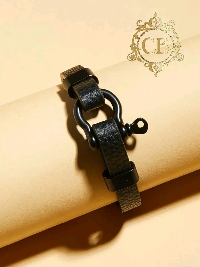 Horseshoe Black Bracelet