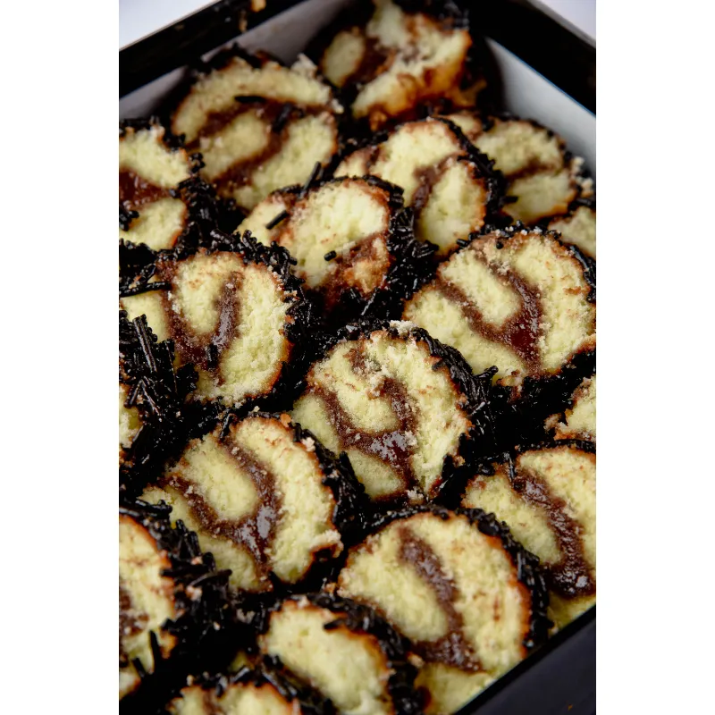 Chocolate swiss Roll.