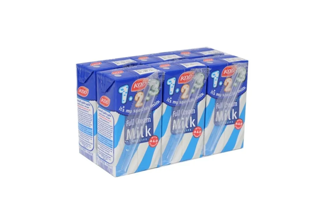 KDD 123 Full Cream Milk 6 Packs x 125ml