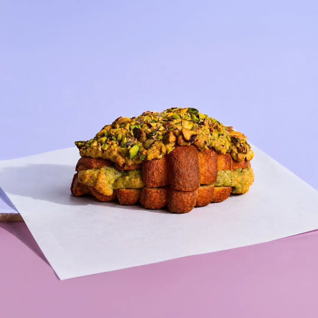 Keto Pistachio Chocolate Croissant