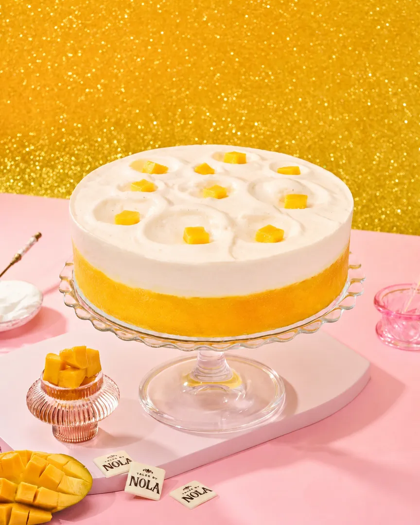 Mango Gelato Cake