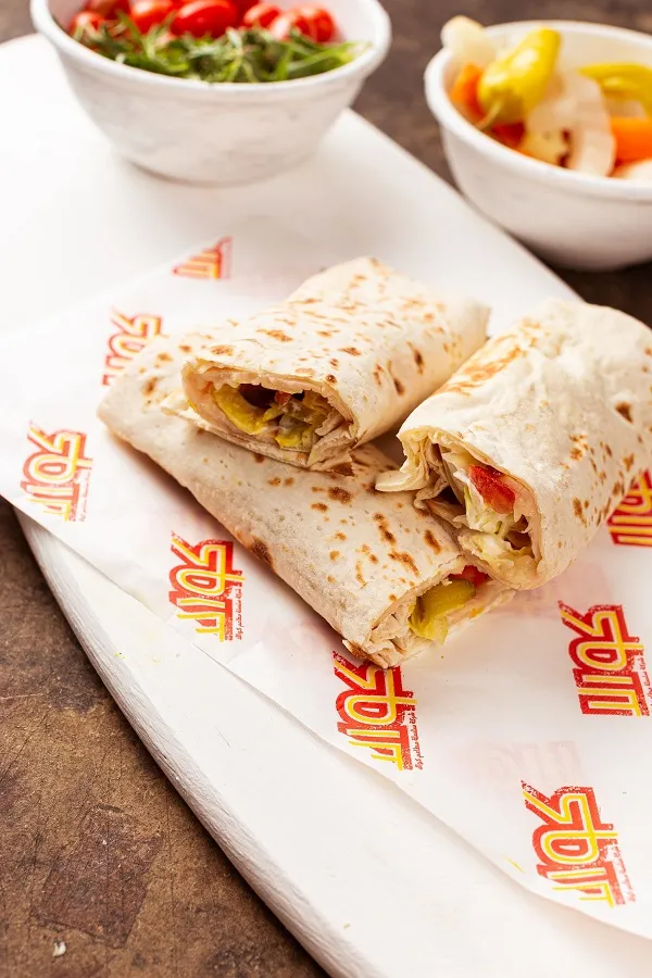 Chicken picaso wrap