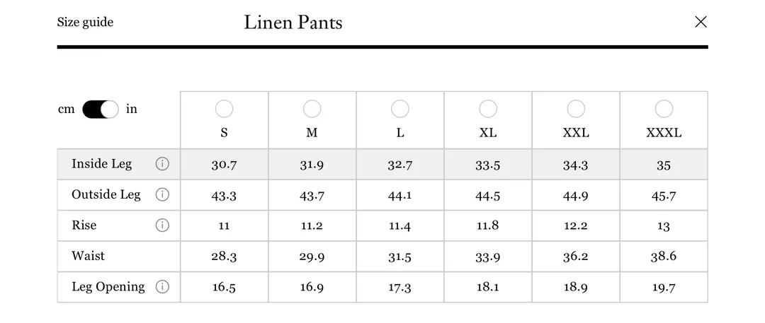 Linen Pants