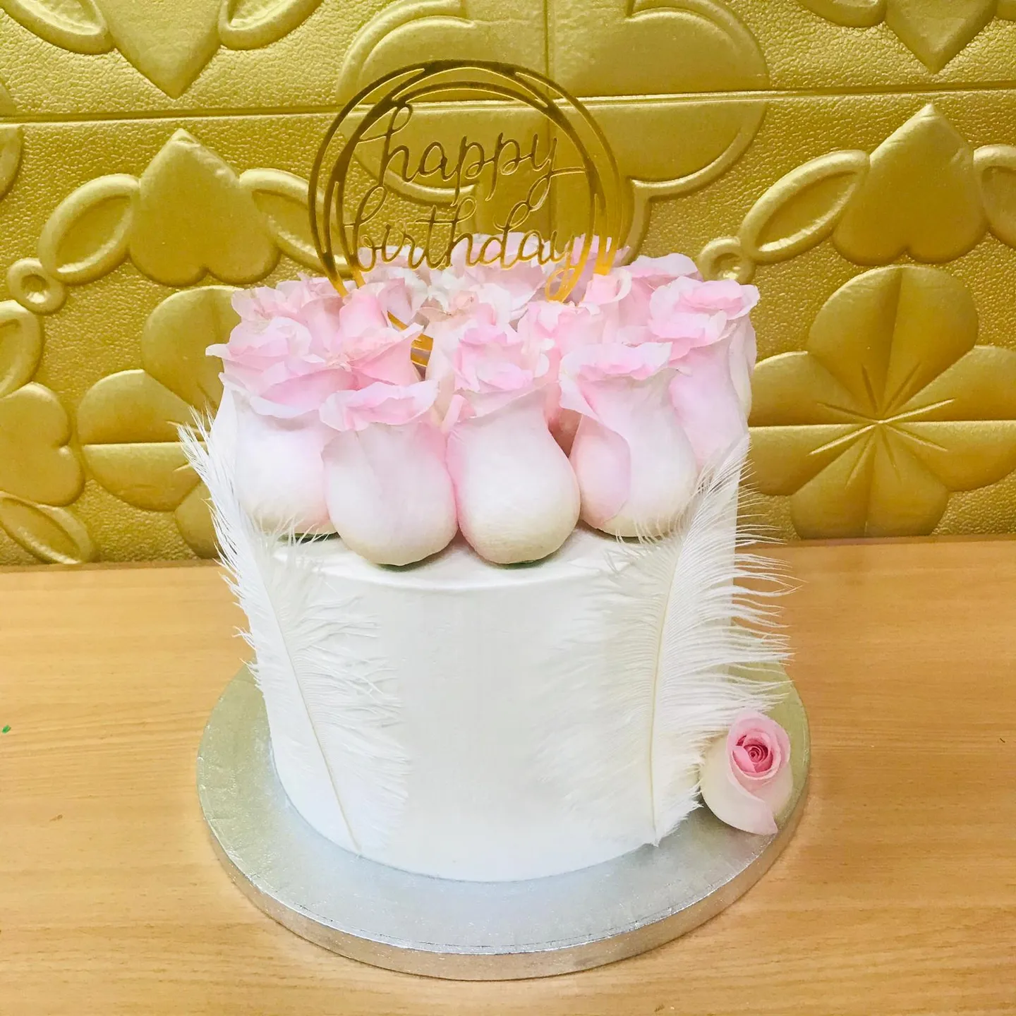 Cake with flowers
