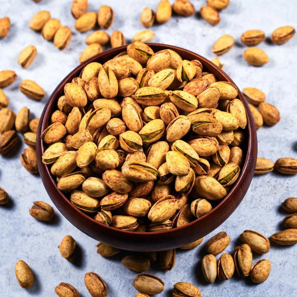 Smocked pistachio