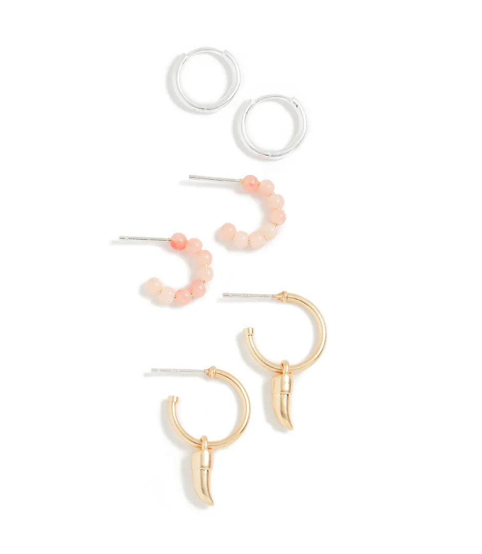 Madewell - Pack Of 3 Earrings